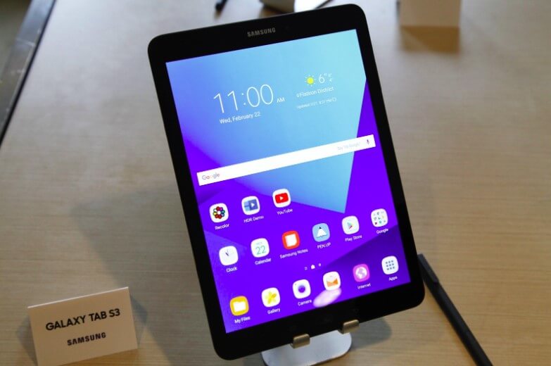 Samsung Galaxy Tab S3 ra mắt vào năm 2017 