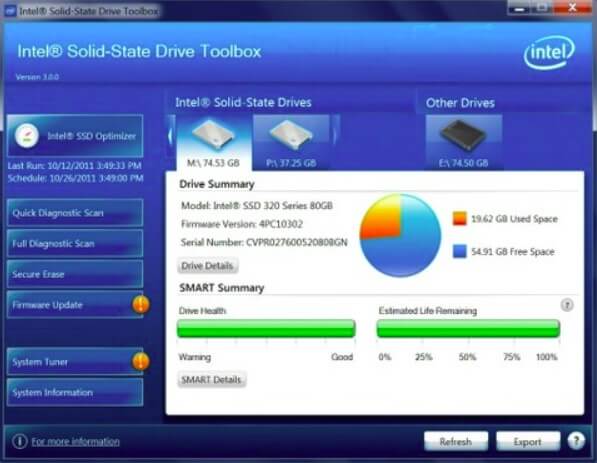 Intel Solid - State Drive Toolbox