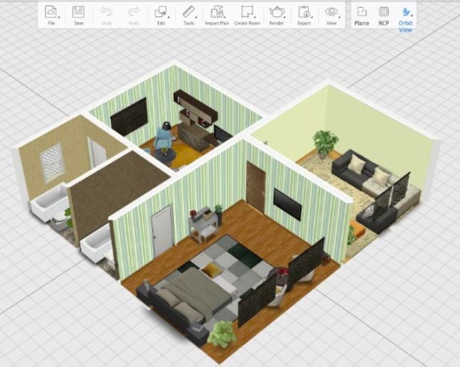 Phần mềm thiết kế nhà 3D Homestyler