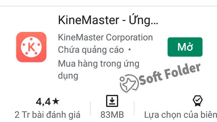 Phần mềm ghép 2 video chạy song song trên android KineMaster