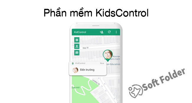 Phần mềm quản lý điện thoại android - KidsControl 