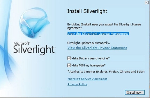 Cài đặt Silverlight đơn giản tại nhà