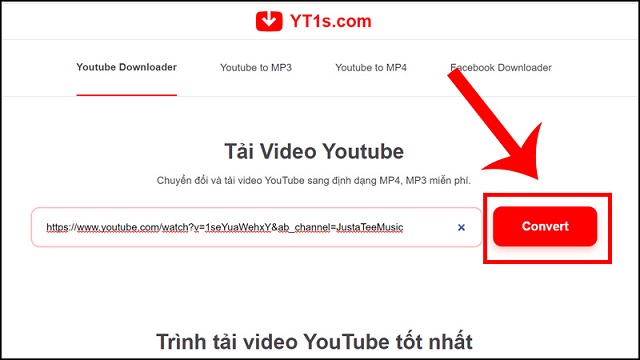 Hướng dẫn tải video Youtube bằng YT1s online