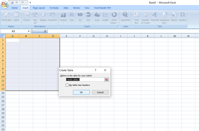 Bước 5: Chuyển đổi dữ liệu sang dạng bảng Excel