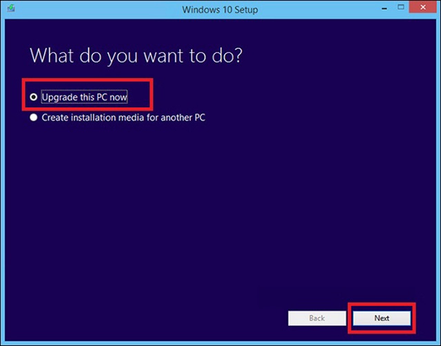 Lựa chọn việc Windows có thể tự cập nhật theo yêu cầu của bạn