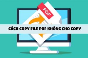 Cách copy file PDF không cho copy đơn giản, nhanh chóng