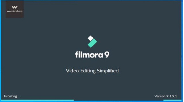 Khởi chạy phần mềm Filmora