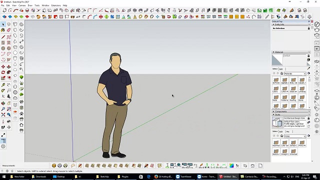 Lệnh zoom thu phóng trong Sketchup