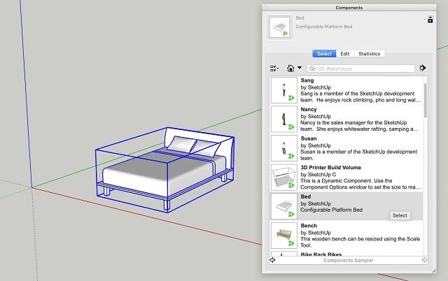 Make Components trong Sketchup