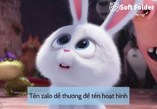 Tên zalo dễ thương để tên hoạt hình