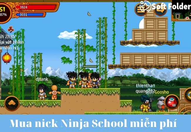 Mua nick Ninja School miễn phí