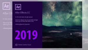 Ảnh 1: Adobe After Effects CC version 2019 là phần mềm đồ họa mới nhất của hãng Adobe