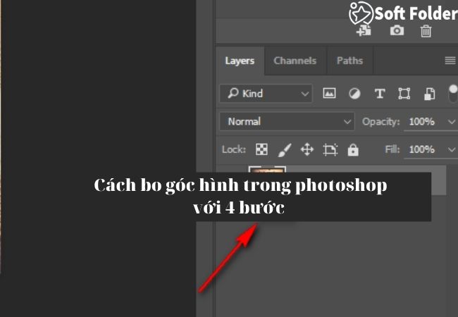 [Hướng Dẫn] Cách bo tròn 4 góc hình trong Photoshop #Max DỄ