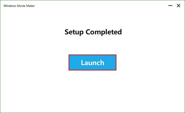 Ảnh 5: Đến khi trình cài đặt hoàn tất, bạn chỉ việc bấm chọn "Launch"