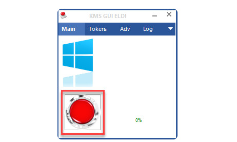 Ảnh 5: Kích hoạt phần mềm bằng cách bấm chọn nút màu đỏ